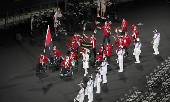 Team UAE Joins Paralympics Opening Ceremony Parade in Tokyo 🤩🇦🇪