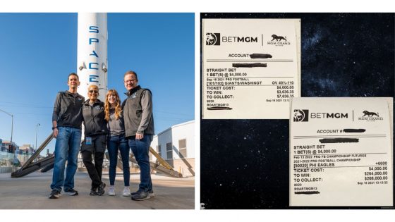 A SpaceX Astronaut Has Become the First Person To Place a Bet From Space