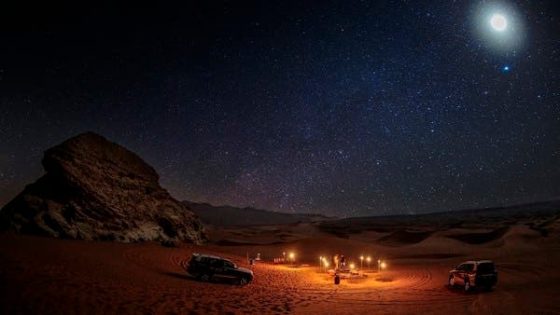 Stargaze in Mleiha Desert to Watch the Crescent Moon & Venus Get Close to One Another!