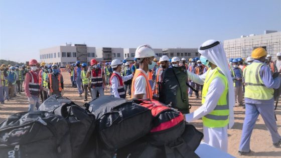 Wholesome News! Sharjah Gifts Warm Clothes & Blankets to Workers During this Winter Season!