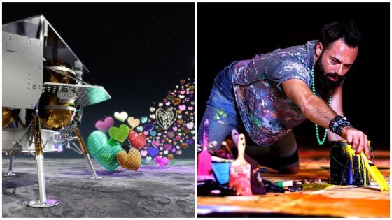 A UAE-Based Company is Helping Artist, Sacha Jafri Send His Artwork On A Special Moon Mission 😍