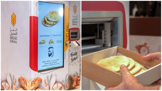 Heartwarming! Vending machines across UAE offer free freshly-baked bread to residents in need