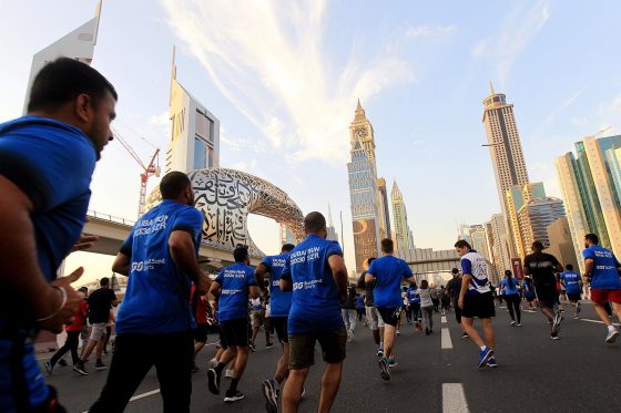 Sign up for the world’s largest  free fun run taking over Sheikh  Zayed Road, very soon!